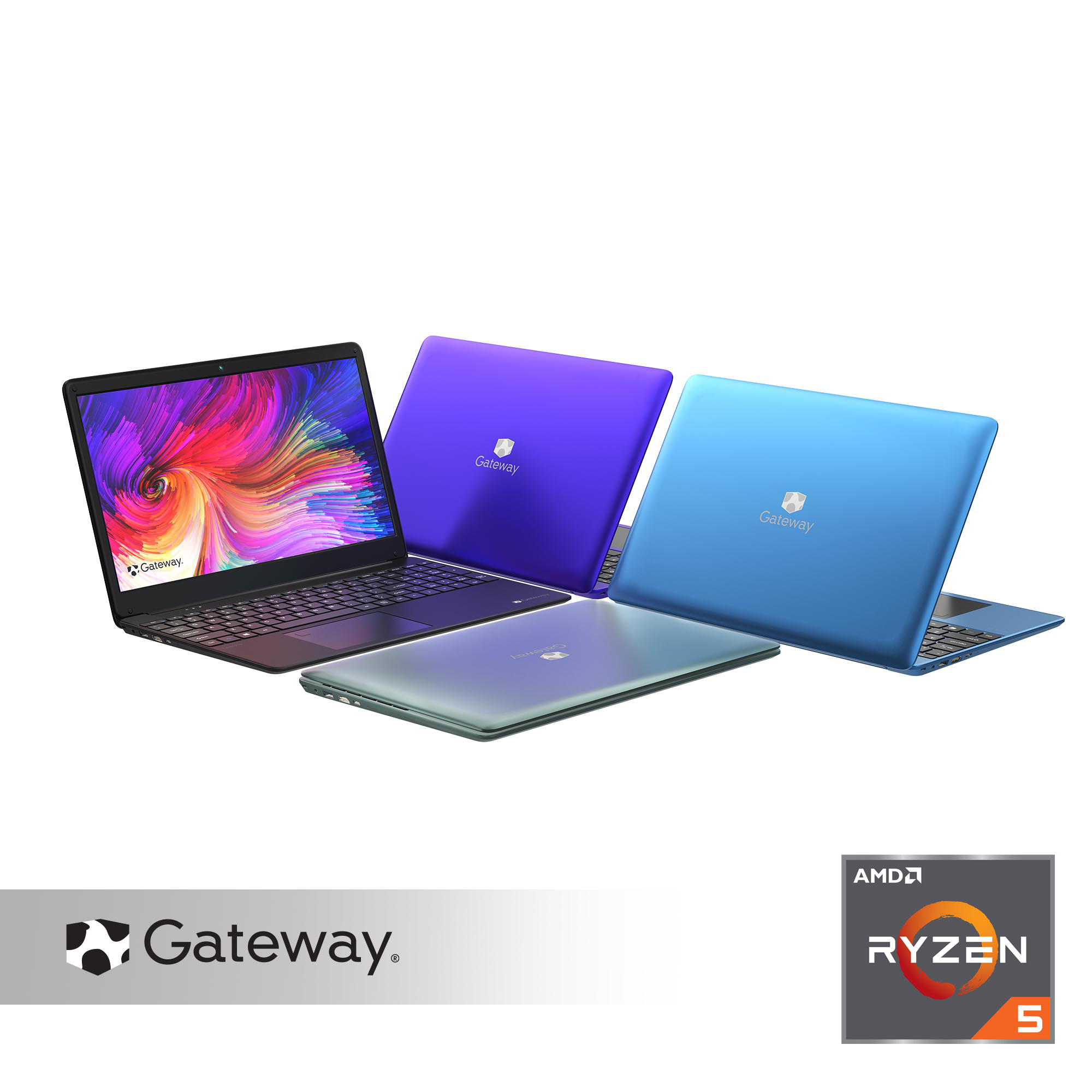 Gateway 15.6" FHD Ultra-Slim Notebook AMD Ryzen 5 3450U 8GB RAM 256GB SSD-Tuned-THX-Audio Fingerprint-Scanner 1MP Webcam HDMI Cortana Windows-10Home $379.00 at Walmart