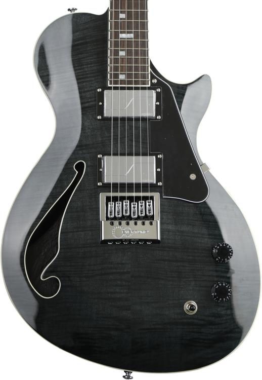 ESP LTD BW-1 EverTune Semi-Hollow Electric Guitar (See Thru Black, Dent 'n' Scratch) $1349