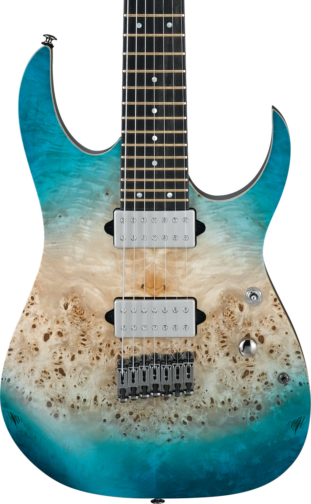 Ibanez Premium RG1127PBFXCIF 7-String Electric Guitar (Caribbean Islet Flat) $1044