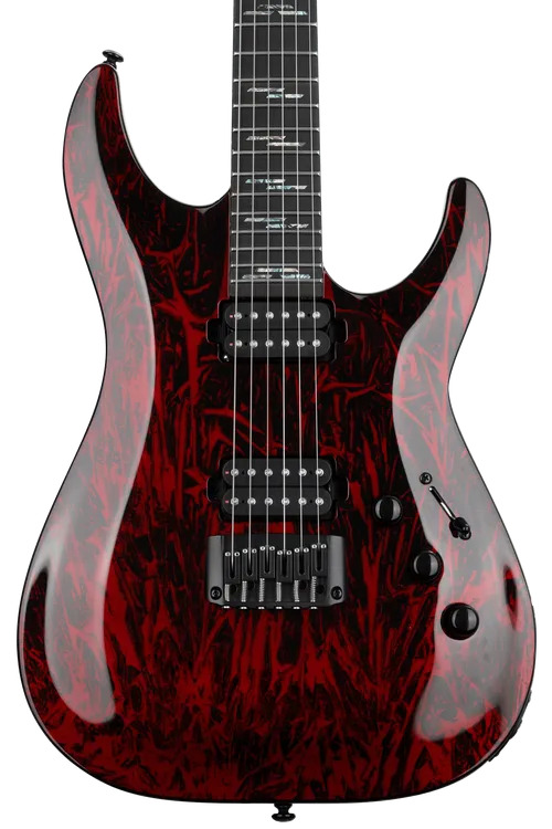 Schecter C-1 Silver Mountain Guitar (Blood Moon/Toxic Venom) $849 & More