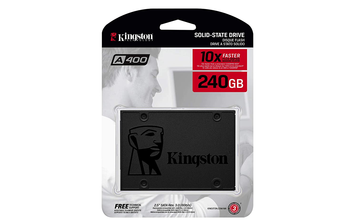 Kingston 480GB A400 SATA 3 2.5" $54 $53.99