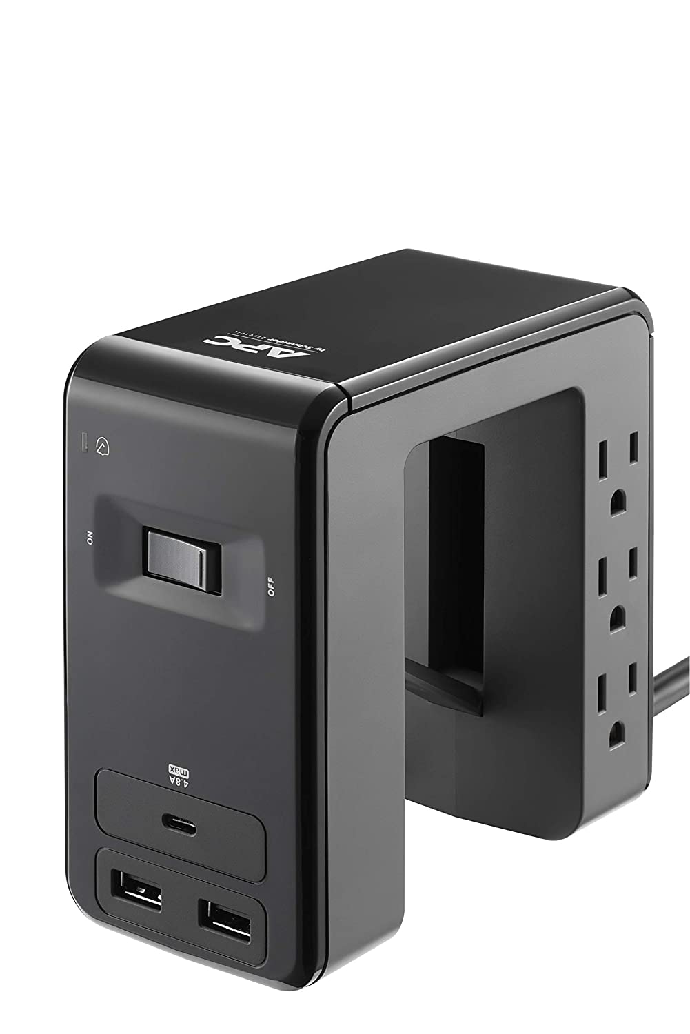 Apc Surgearrest Desk Mount 6 Outlet Amp Usb C 2 Usb A Surge Protector Expired