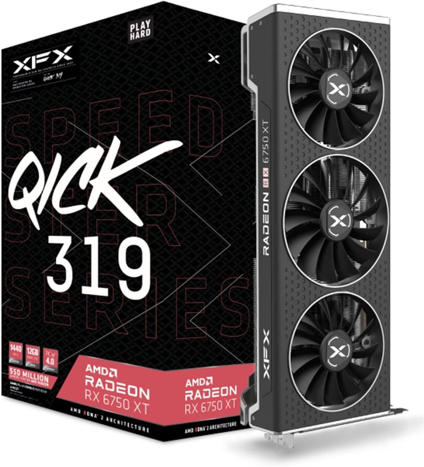 XFX Speedster Radeon RX 6750 XT CORE $299.99