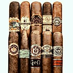 10 Premium Cigar Sampler - $20 shipped - (add an Artisan Hamilton Humidor for $15 more)