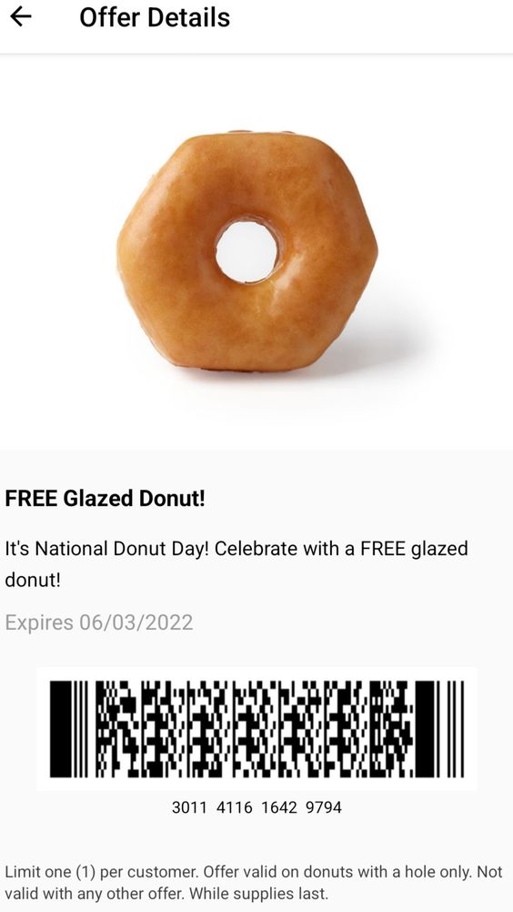 Free Donut at Quiktrip