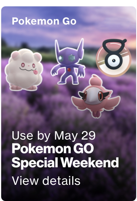 Pokemon Go Special Weekend Promo Code from Verizon Up (Verizon customers only)