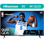 85" Hisense Class QD6 Series QLED 4K UHD Google Smart TV (2024) $648 + Free Shipping