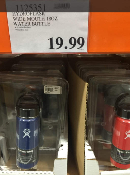 costco water bottles thermos flask