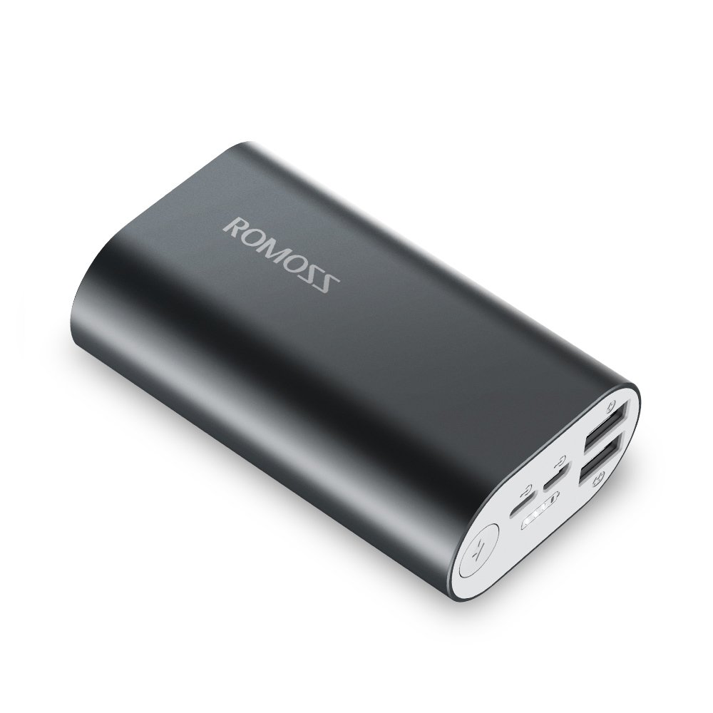 ROMOSS 10000mAh Portable Charger, Ultra Compact Power Bank for only $9.85+FSS
