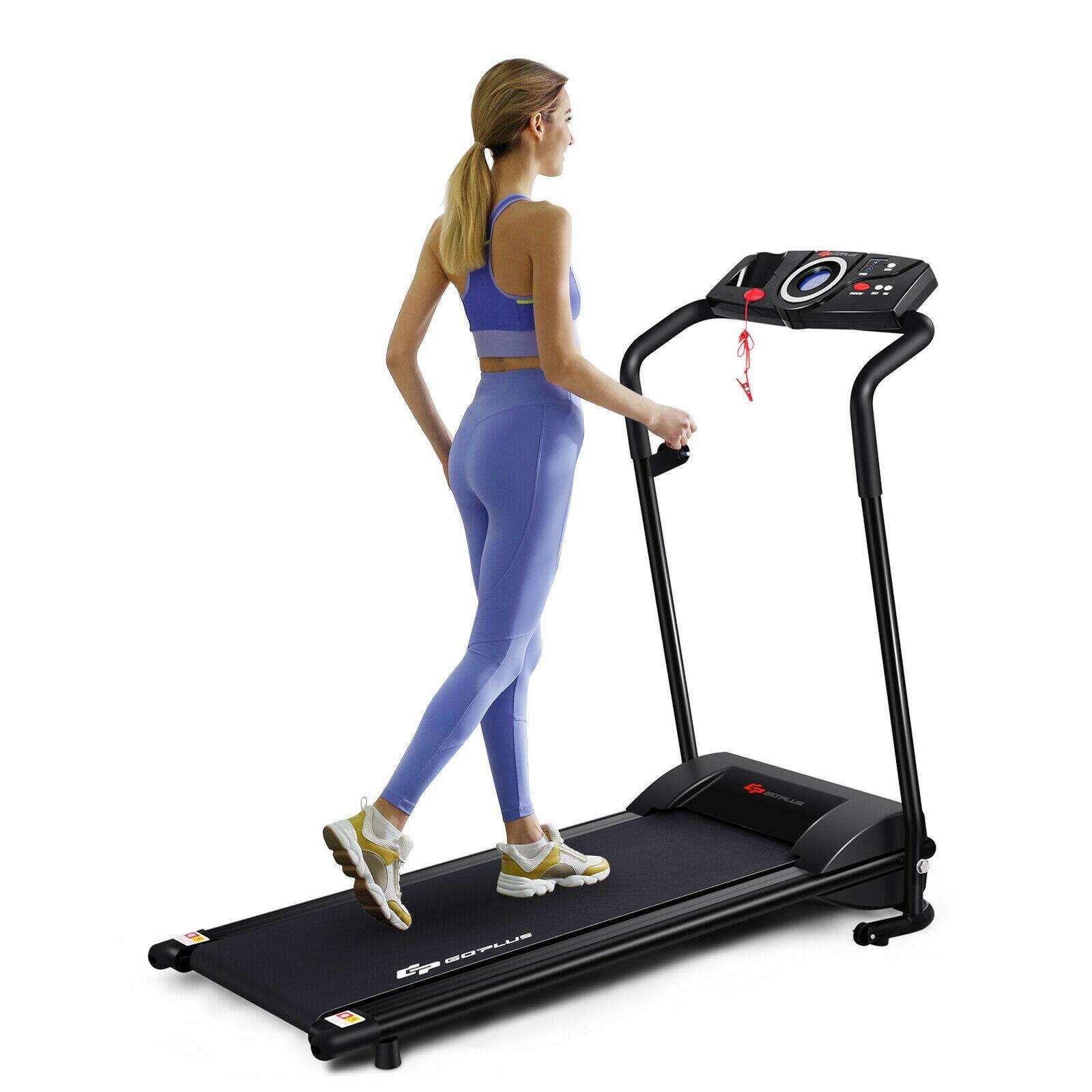 Costway 1 HP Electric Motorized Power Folding Walking/Running Treadmill Machine with Operation Display - $239.95 + Free Shipping