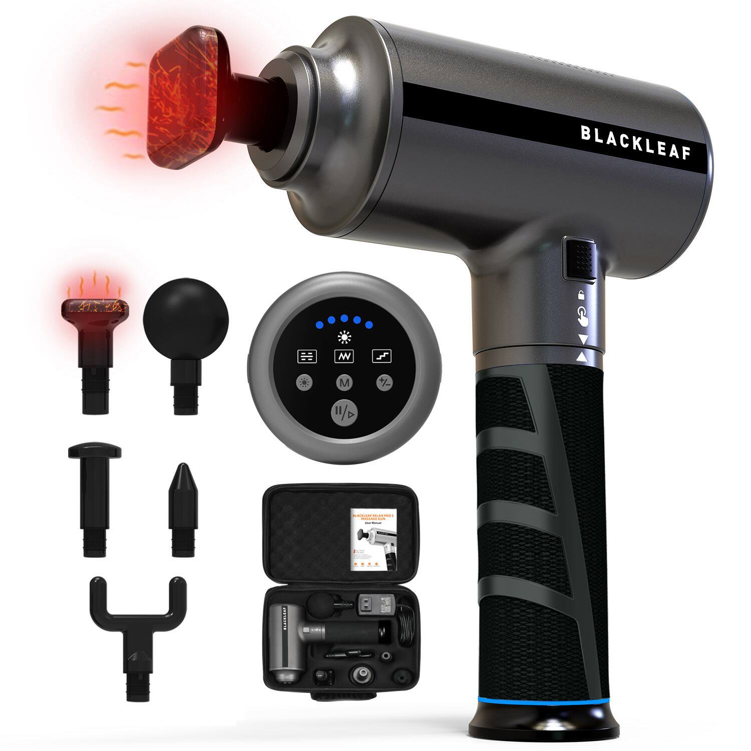 Blackleaf Relax Pro S Heated Massage Gun for 74.50 + Free Shipping