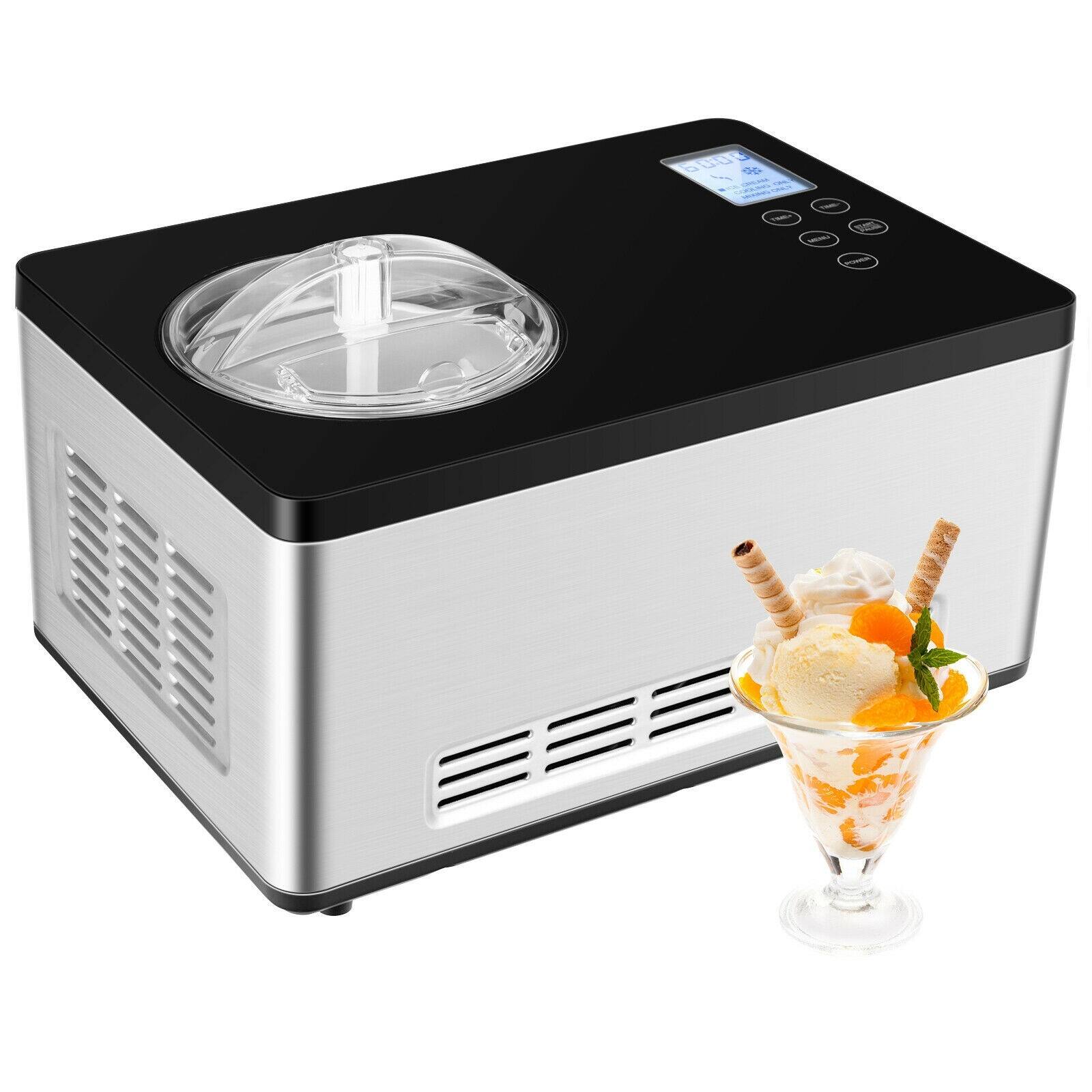 Costway 2.1 Quart Ice Cream Maker with LCD Timer Control - $199.95 + Free Shipping