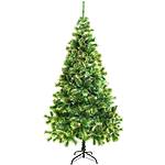 ALEKO Artificial 7-Ft. Premium Pine Christmas Tree with Stand and Golden Glitter Tips - $34.99 + Free Shipping