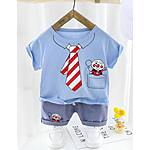 Boys' &amp; Girls' 2-Piece Cartoon Outfits $5.99, Toddler Kids' Hair Accessory $1.99, Kids' Socks $1.99, Girls' Rainbow Striped Dress $6.99 (Available 200+ Patterns) + Free S&amp;H on $25+