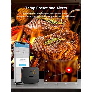 Govee Digital Bluetooth Grill Meat Thermometer w/ Probe