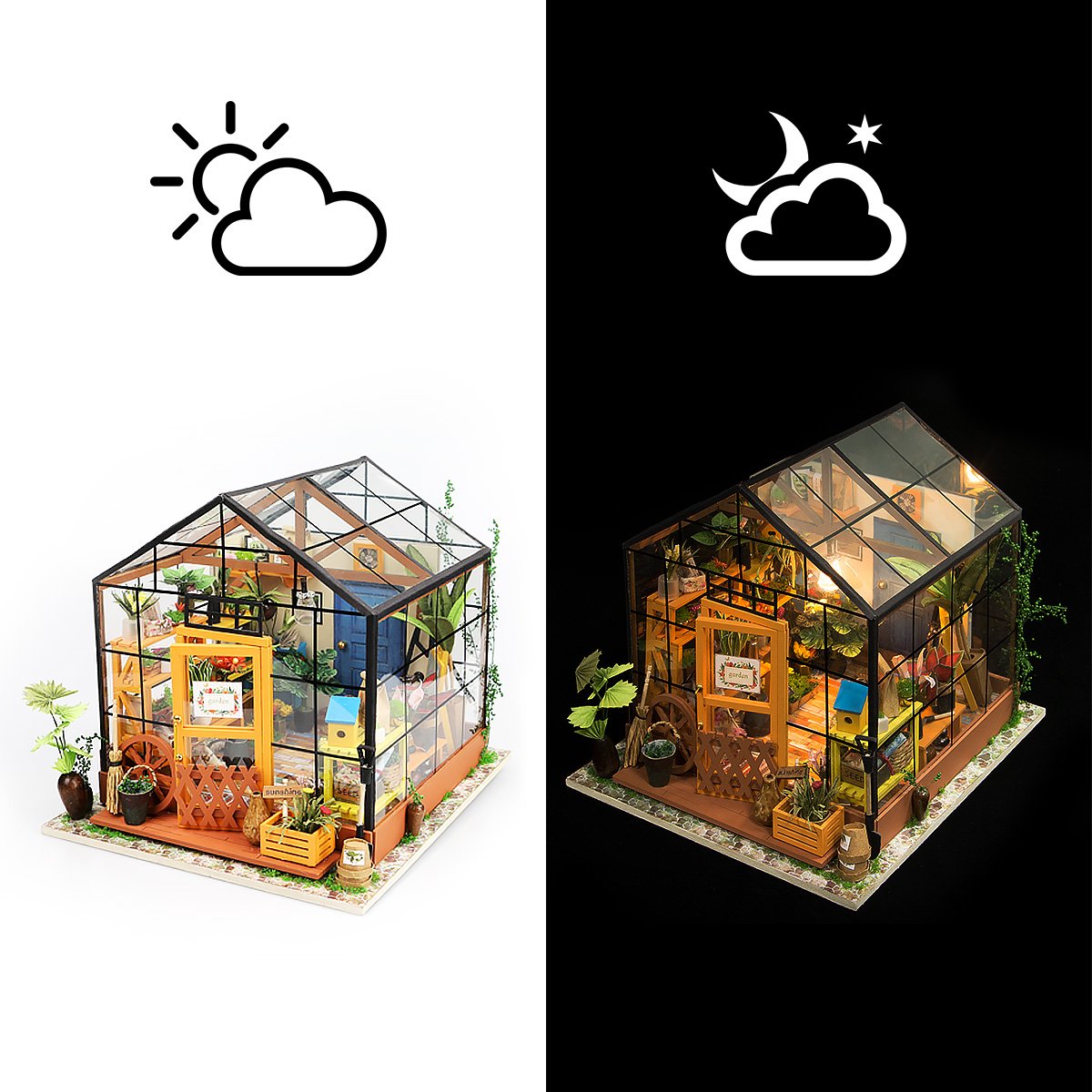 robotime cathy's flower house