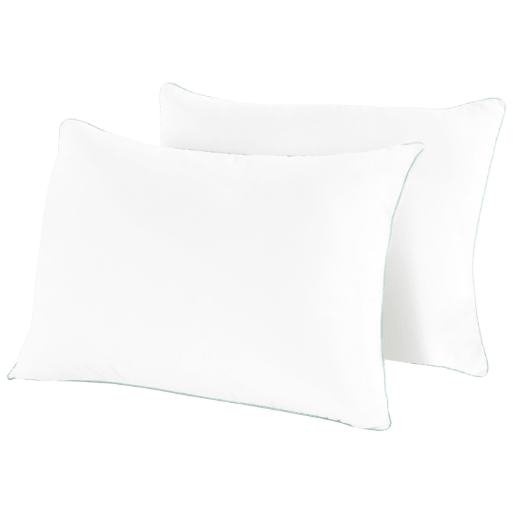 2-Pack: Coastal Comfort Zero-Shift Plush Gel Pillows (Queen Size) $29