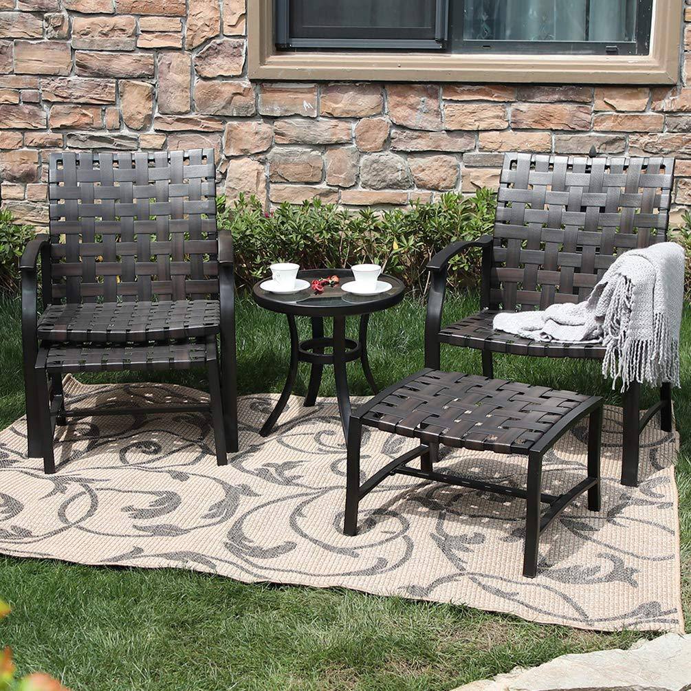5-Piece Patio Set with Ottomans and Table $254.99 + Free Shipping