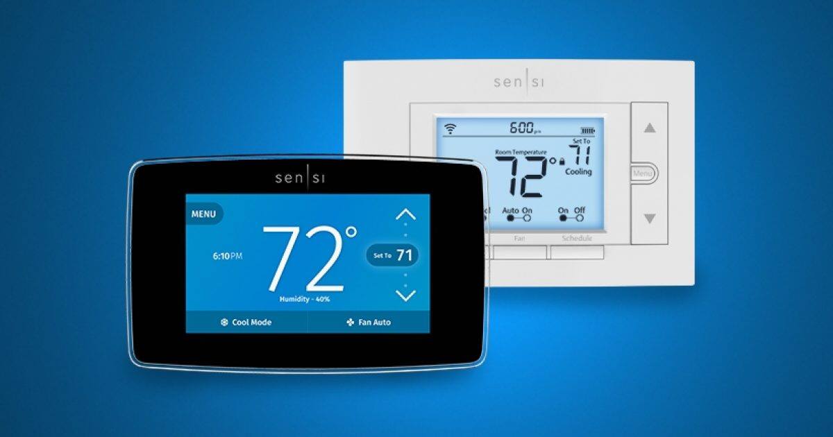 Sensi Touch Smart Thermostat ST75 & Emerson Sensi Thermostat $25 - Mass Save Customers Only