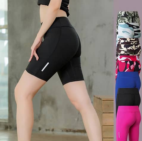 Women's High Waist Fitness Gym Workout Shorts (8 Colors) $6.99 + Free Shipping