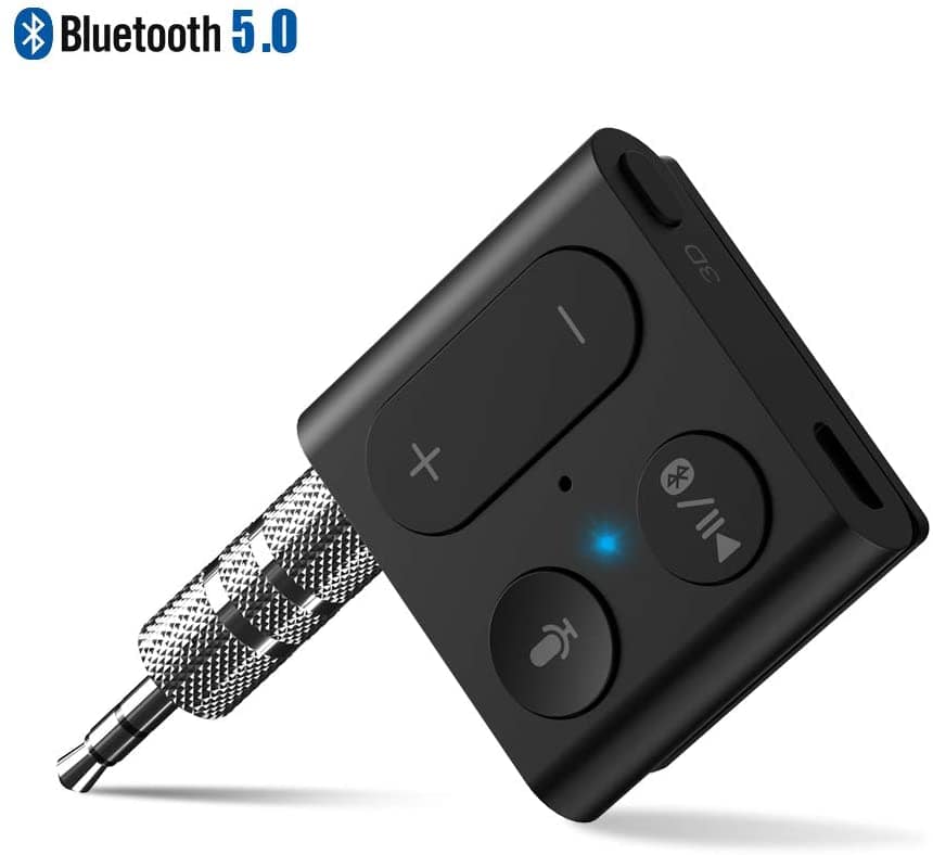 1Mii Bluetooth 5.0 Receiver Car Adapter with Wired Earbuds $14.99 + Free Shipping