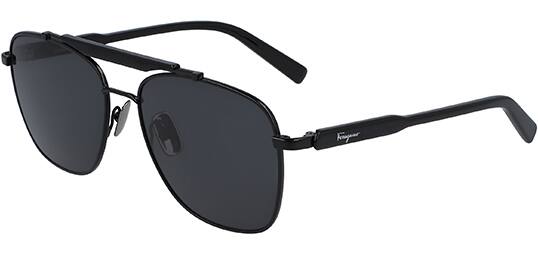 Salvatore Ferragamo Sunglasses: Brow-Bar Navigator $58, Polarized Squared Aviator $60 + Free Shipping