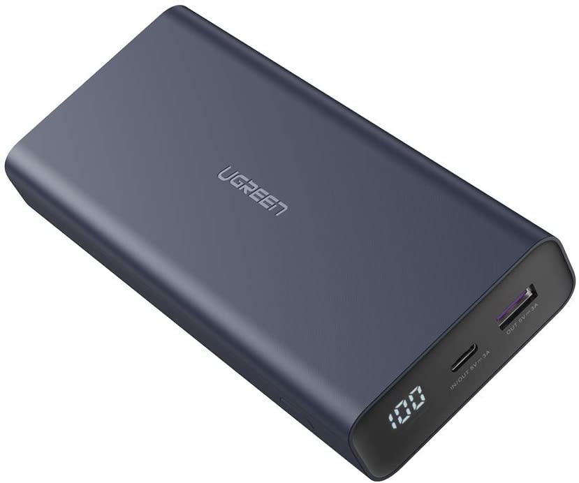 UGREEN 20000mAh 18W Portable Charger 2-Port Power Bank QC 3.0 - $16.49 + Free Shipping