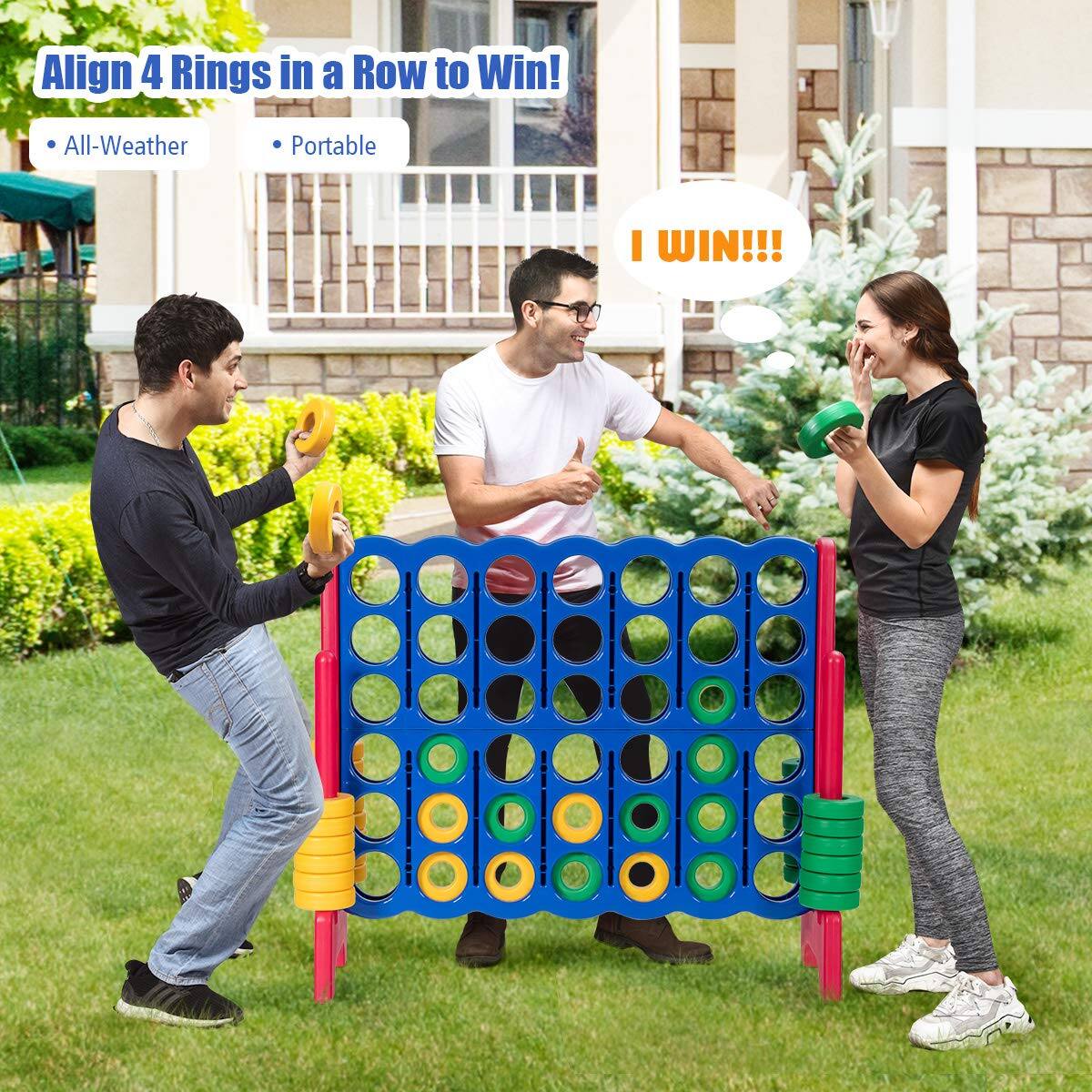 Giant 4-in-A-Row Game - $126.99 + Free Shipping