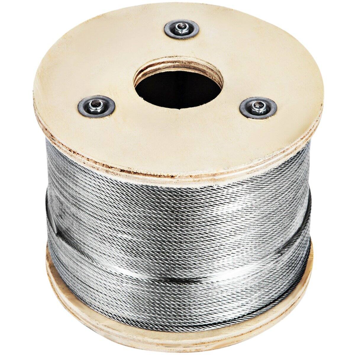 VEVOR Cable Railing Type 316 Stainless Steel Wire Rope Cable, 1/8",7x7, 500 Ft Reel $56.90 + Free Shipping