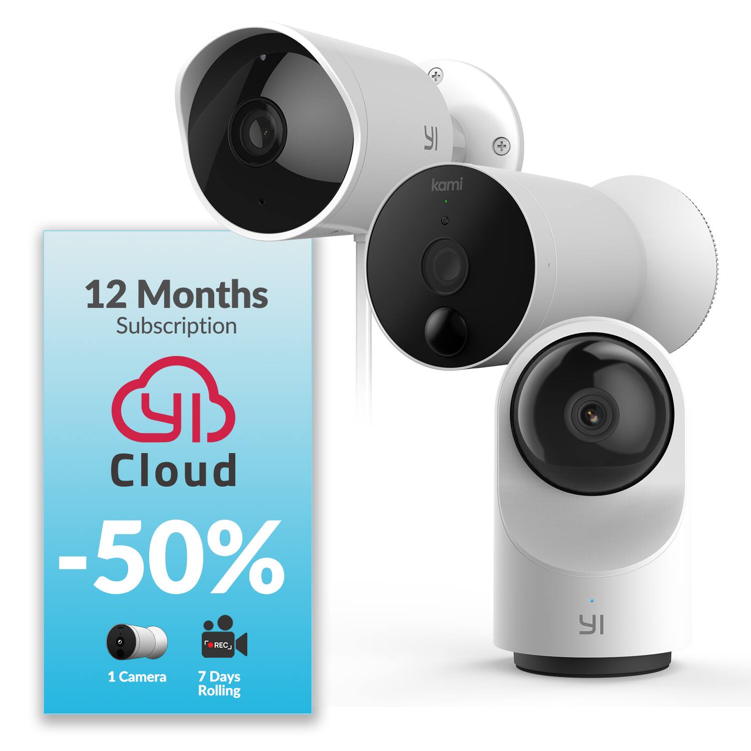 YI Camera: 50% off coupon, up to $75 