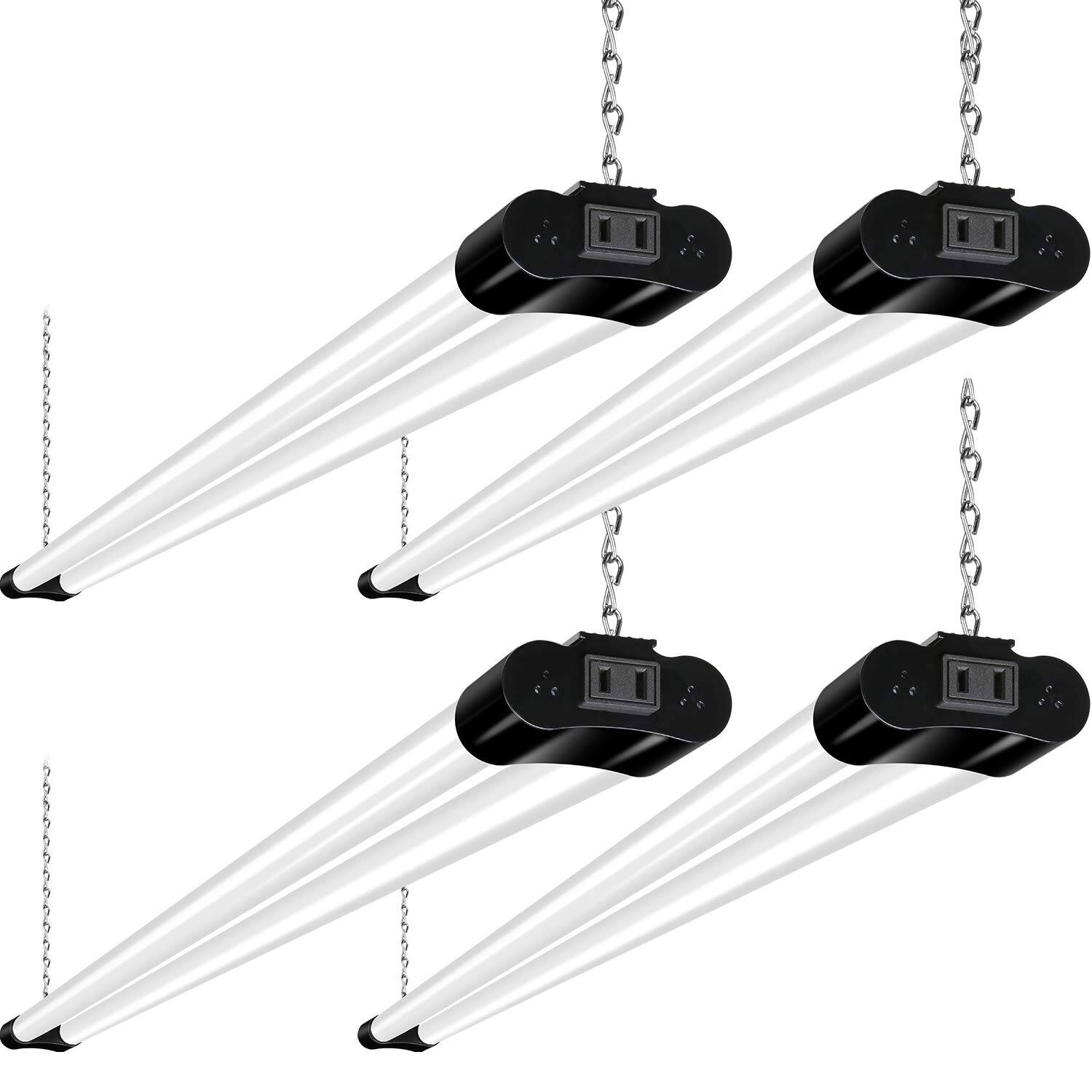 4-Pack of 4' Hykolity Linkable LED Shop Light (36W, 5000K Daylight)  $38.49 + Free Shipping