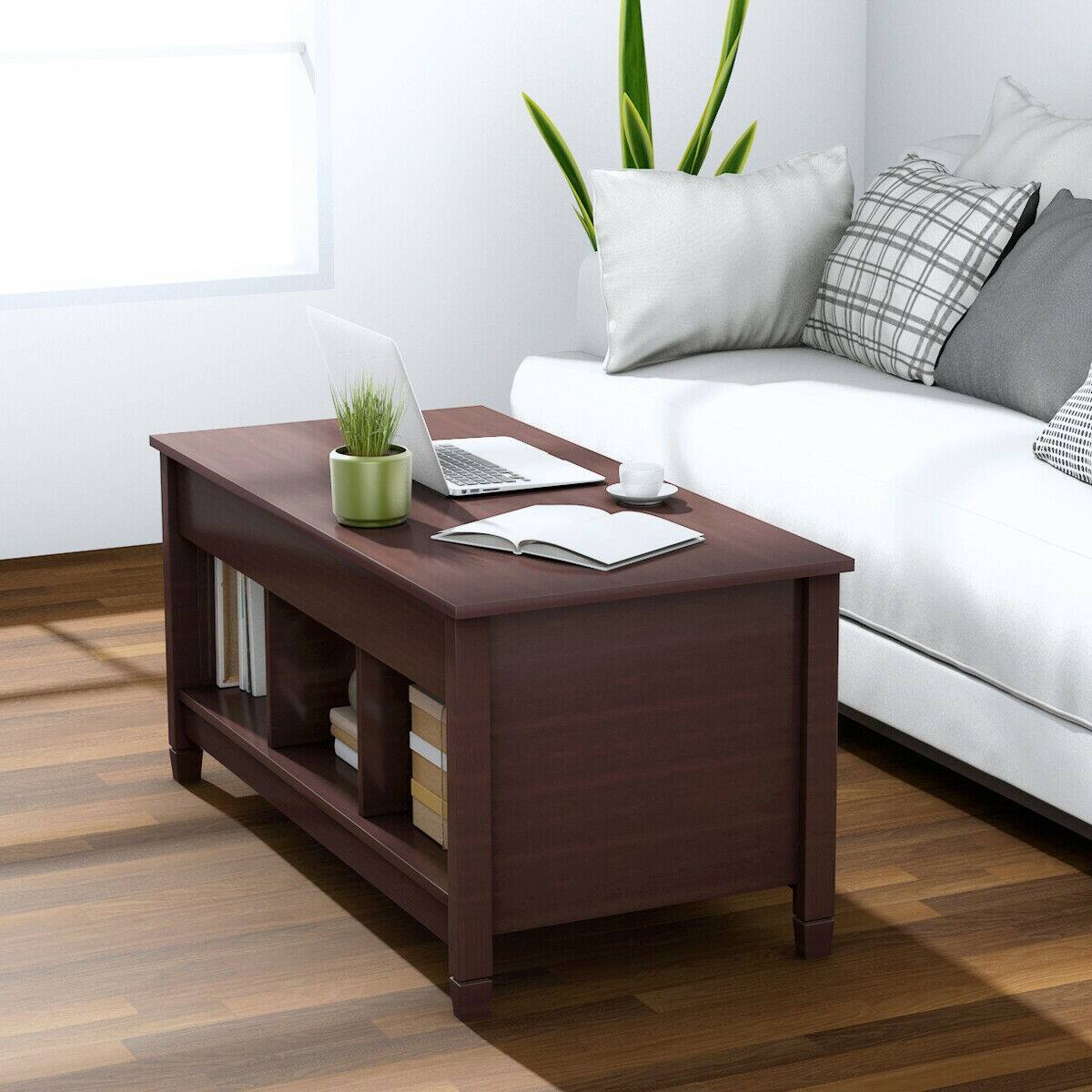Lift Top Coffee Table with Hidden Storage Compartment - $143.95 + Free Shipping