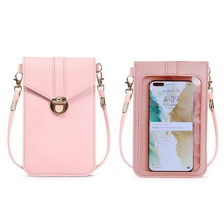 Women's Stylish Crossbody Bag Transparent Mobile Phone Bag (8 Colors) $8.99 + Free Shipping