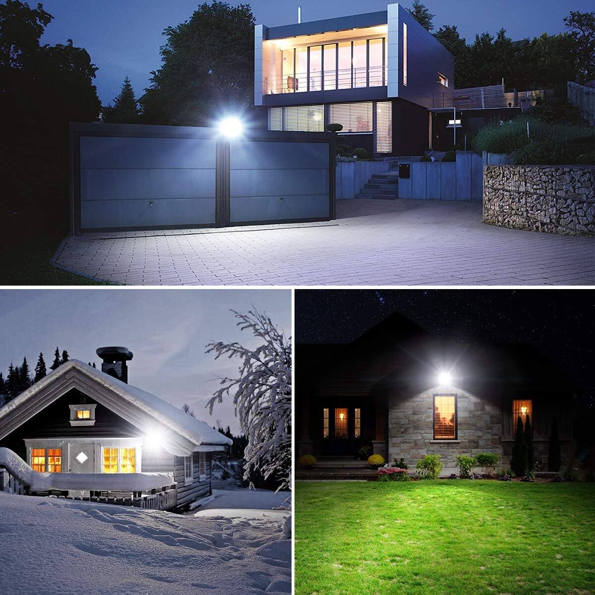Onforu 2 pack 50W LED Flood Light for $24.49, 2 Pack 100W LED Flood Light for $41.99, IP66 Waterproof Daylight White Outdoor Security Lights + Free Shipping