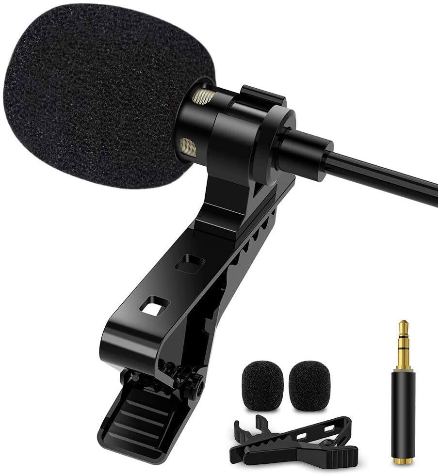 1Mii Lavalier Clip-on Microphone 3.5mm Phone Microphone $7.70 + Free Shipping w/ Prime or Orders $25+