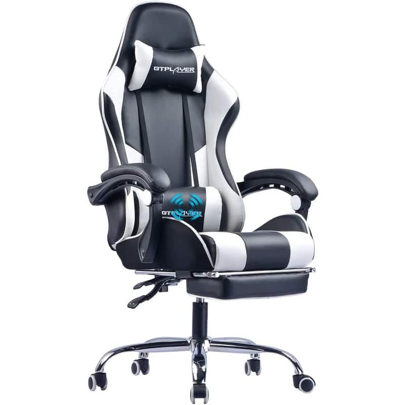 Gtracing Ergonomic Gaming Chair With Footrest And Massage For 133 37