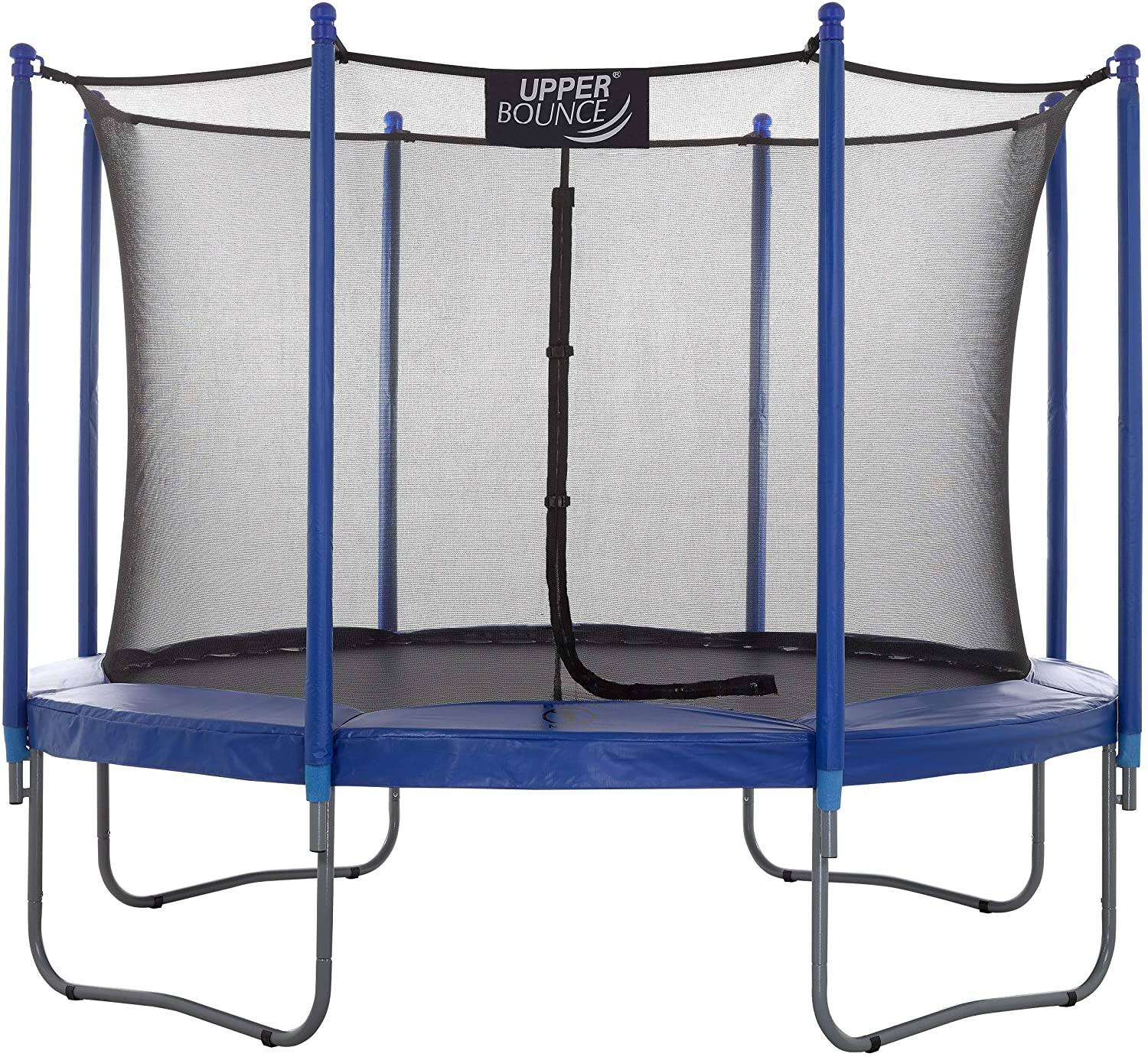 15' Upper Bounce Enclosed Trampoline with Safety Net System – Outdoor Trampoline - ASTM Certified $419.99 + Free Shipping
