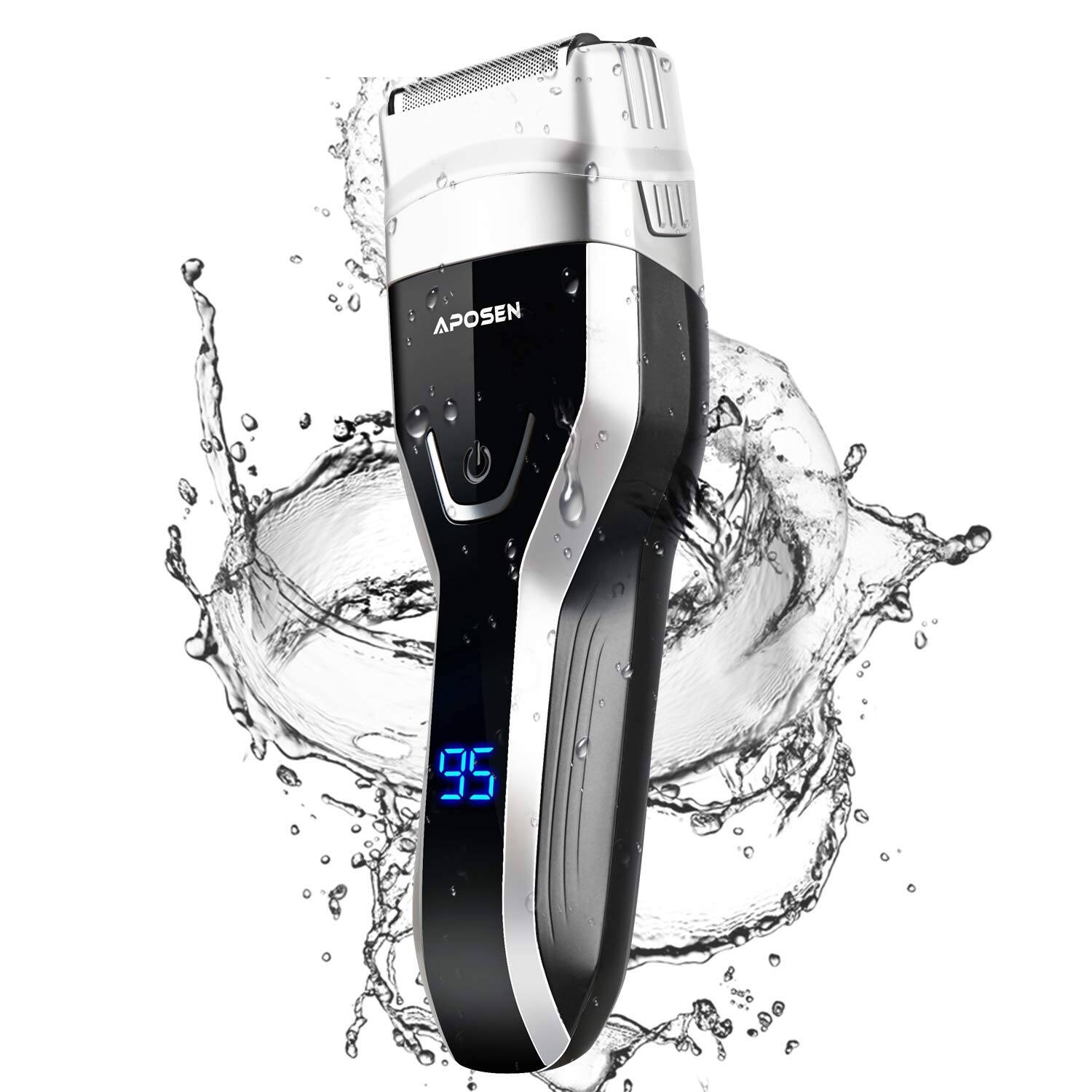 Electric Razor for Men, Aposen Men's Foil Shaver, Wet/Dry IPX7 Waterproof, USB Rechargeable Cordless Wet Dry $13.20 + Free Shipping