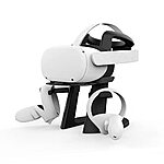 AMVR Headset Display Holder and Controller Mount for Quest, Quest 2, Rift or Rift S + FS w/Prime $12.88