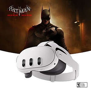 Meta Quest 3 All-in-One-Headset +  Best Buy eGC + Batman: Arkham Shadow 0 + Free Shipping