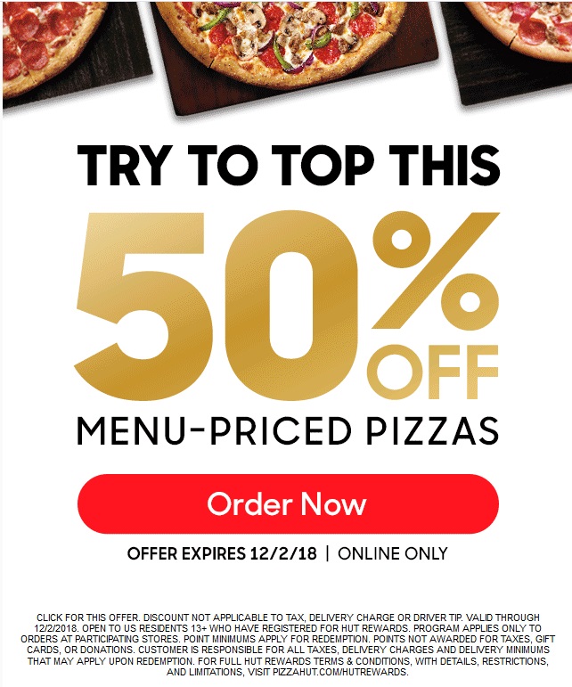Today Pizza Hut Buffet Coupons - Latest Buffet Ideas