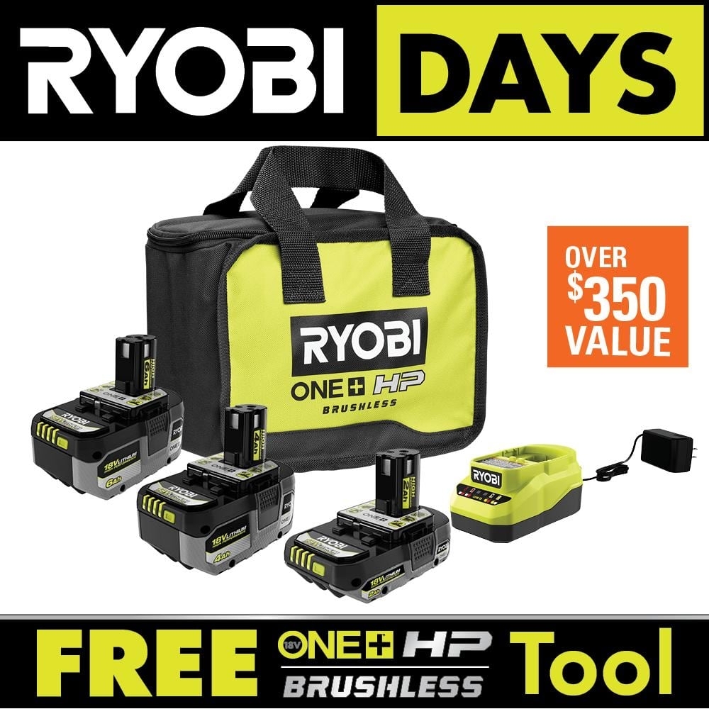 YMMV IN STORE RYOBI ONE 18V HIGH PERFORMANCE Battery Pack