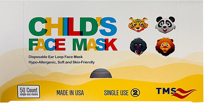 [Sam's Club] TMS Kids' Non-Medical Disposable Face Masks (50 ct.) $6.98