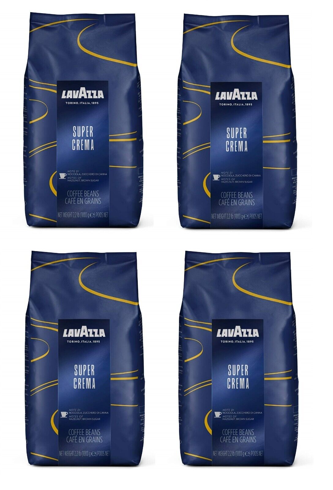 Italy Best Coffee Sale: 25% OFF: Lavazza Super Crema Whole Bean Coffee 2.2 lbs. 4 for $65.97
