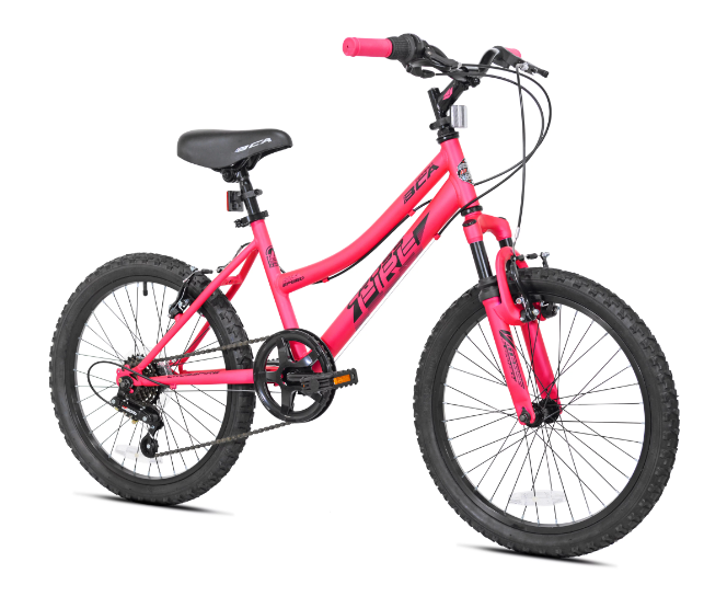 BCA 20" Crossfire 6-Speed Girl's Mountain Bike (Pink/Black) + FREE Shipping $78