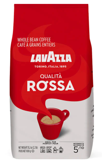 5-Pack 2.2-Lbs Lavazza Qualità Rossa Whole Bean Coffee Blend & more... $57.90