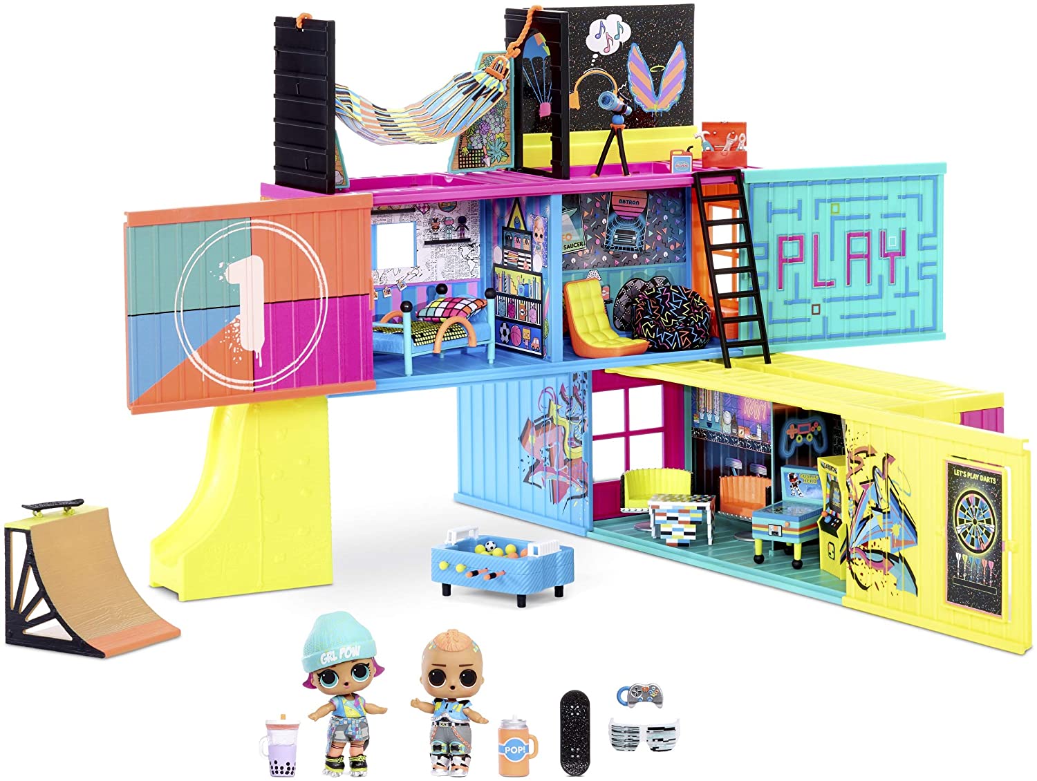L.O.L. Surprise! Clubhouse Playset w/ 40+ Surprises & 2 Exclusives Dolls $28 + Free Shipping