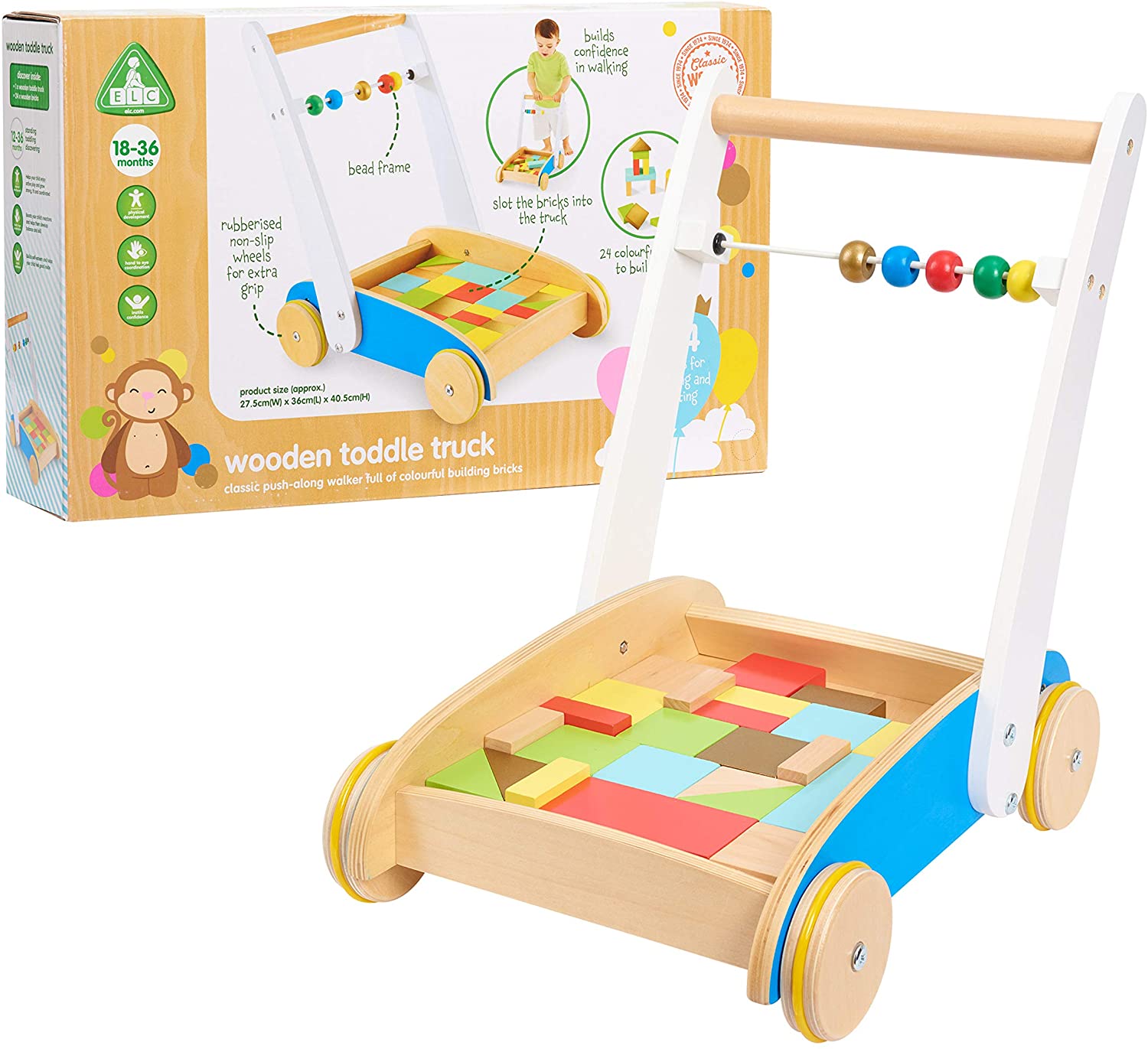 Early Learning Centre Wooden Toddle Truck $11.95 + Free Shipping w/ Amazon Prime or Orders $25+