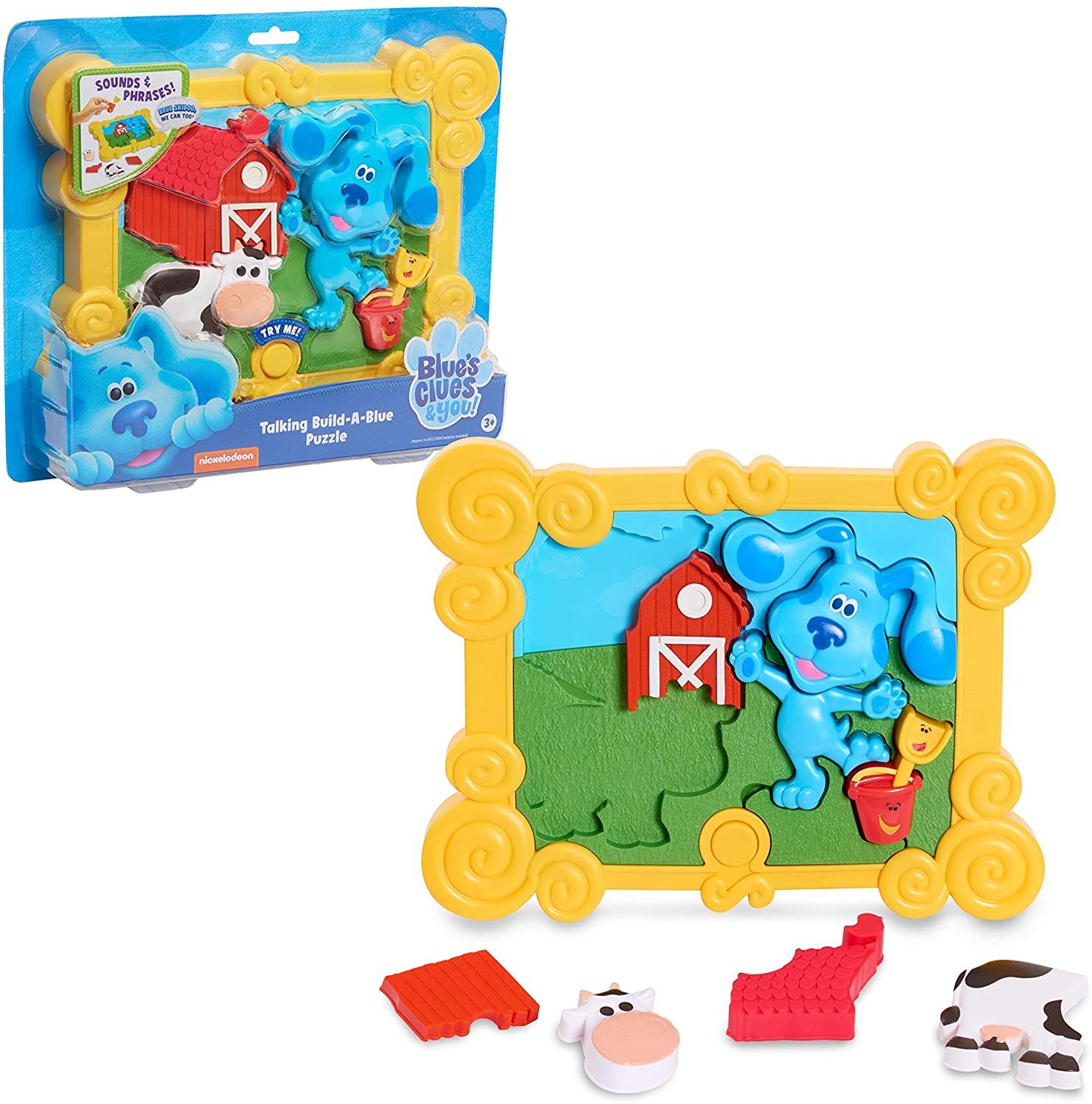 Blue’s Clues & You! Talking Build-a-Blue 9-Piece 3D Puzzle $7.10 + Free Shipping w/ Amazon Prime or Orders $25+