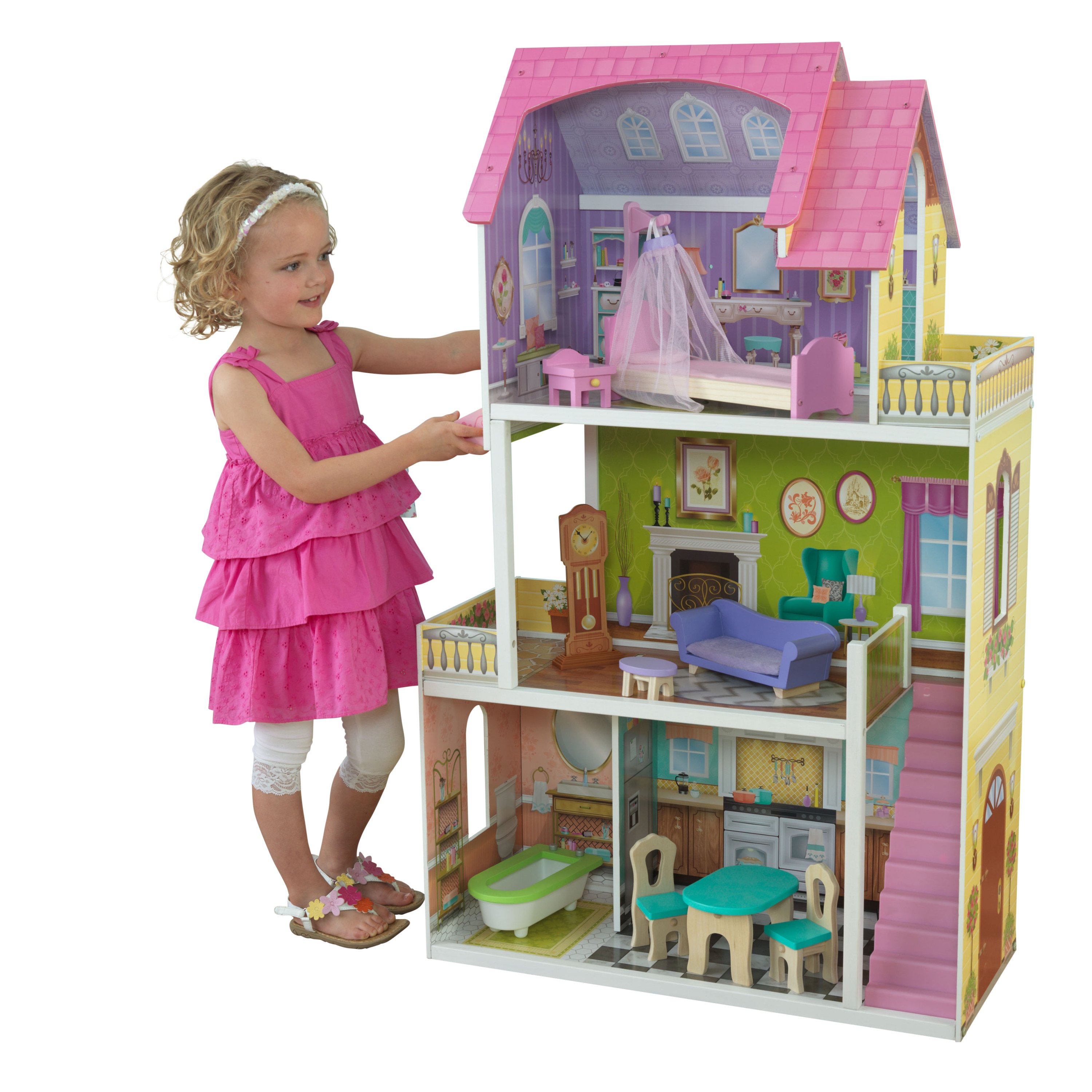 KidKraft Dollhouses: Florence, Charlotte Classic, or My Dreamy Dollhouse w/ Lights & Sounds $69 + Free Shipping